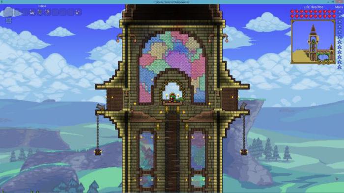 Erfahrene Teilnehmer des Terraria-Projekts bauen große Häuser auf einmal, während ein Spieler mehrere Charaktere und dementsprechend Wohnungen haben kann